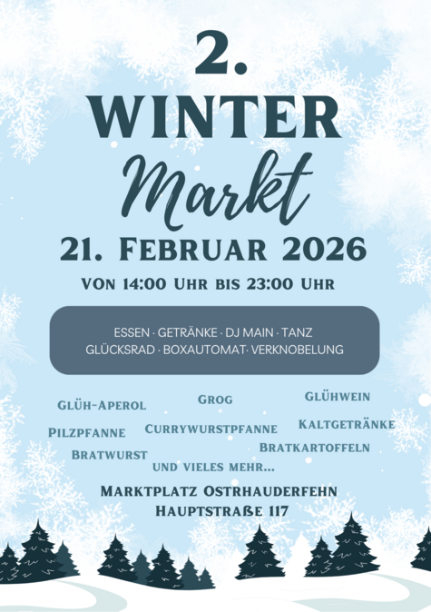 Plakat Wintermarkt 2026