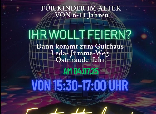 Plakat Kinderdisko