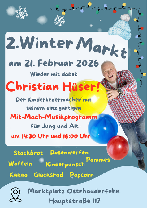 Plakat Wintermarkt 2026