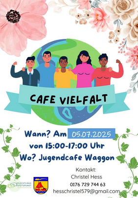 Plakat Cafe Vielfalt