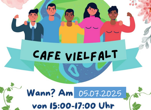 Plakat Cafe Vielfalt