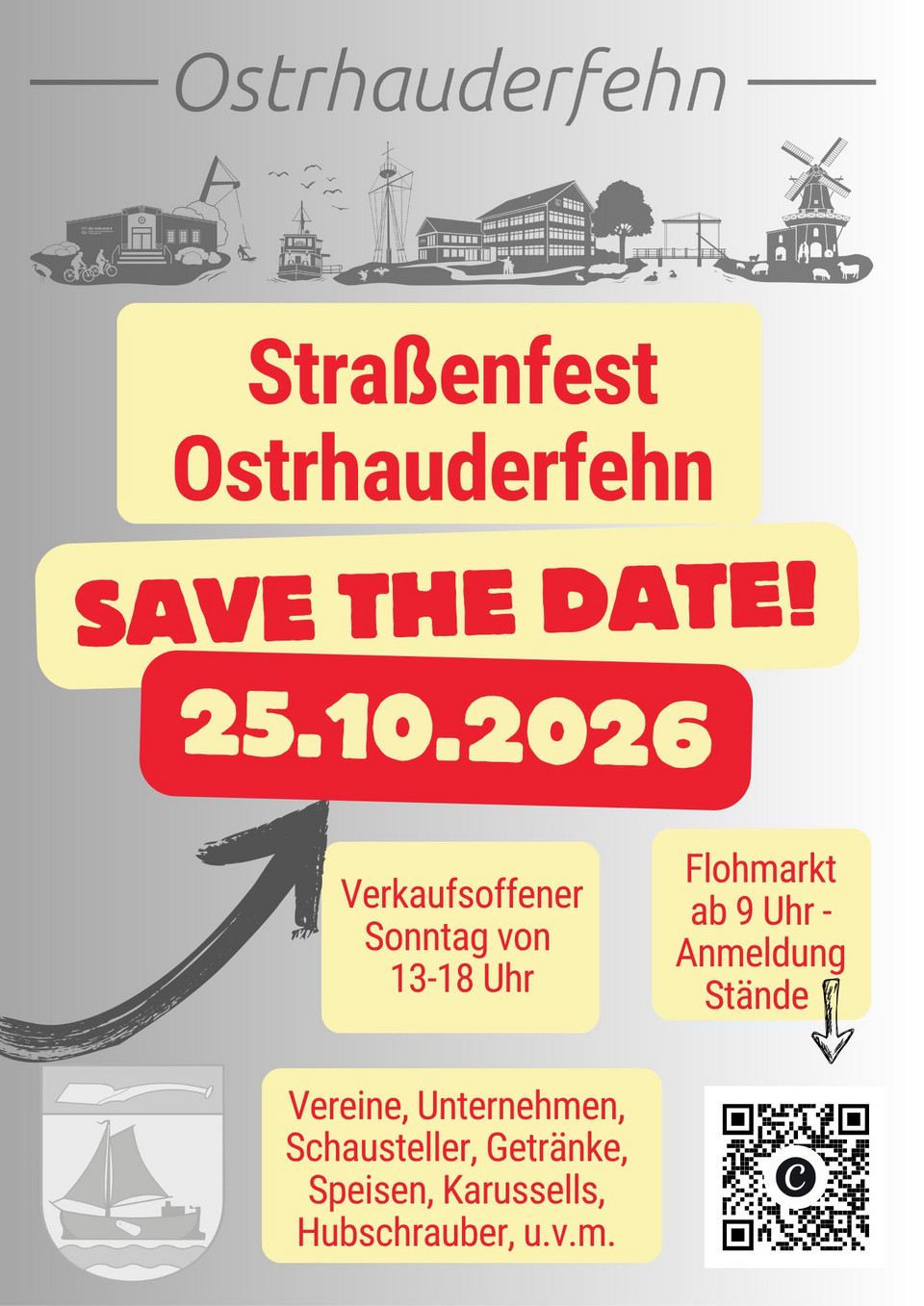 Plakat Vorankündigung Straßenfest 2026