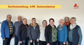 Gruppenfoto des Seniorenbeirates und der Firma Pro-t-ein
