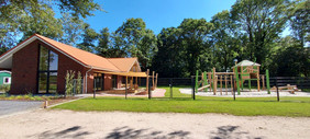 Außenbereich des Naturkindergartens Swaantjenüst Potshausen