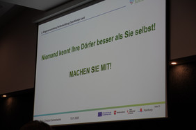 Präsentation des Dorfentwicklungsprogramms