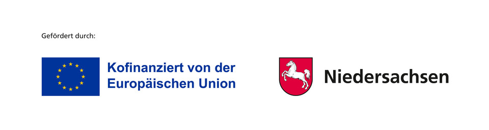 Logo der Europäischen Union und dem Land Niedersachsen