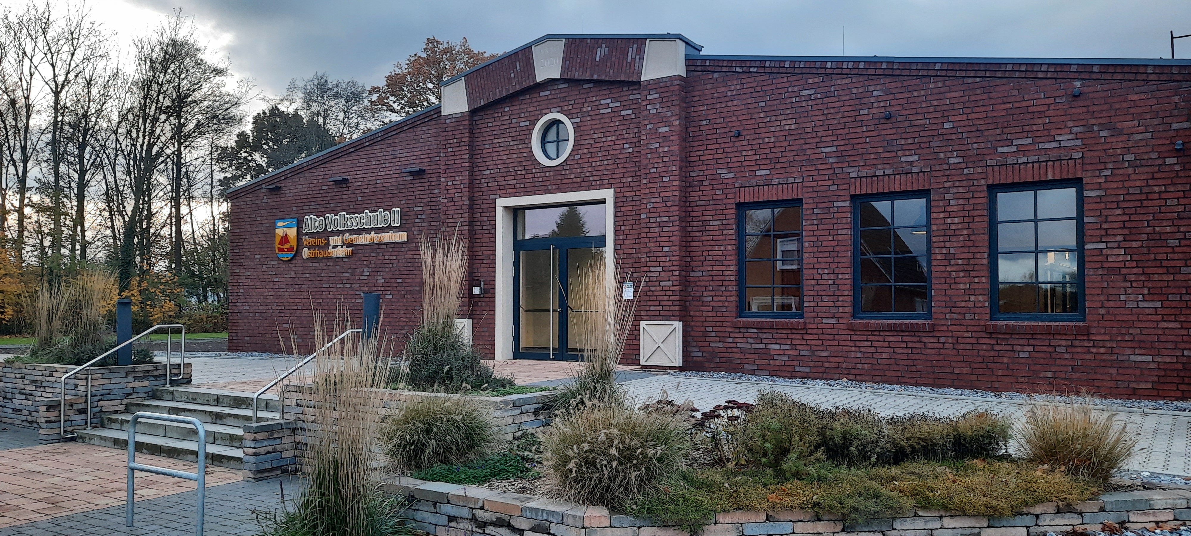 Eingang des Vereins- und Gemeindezentrums