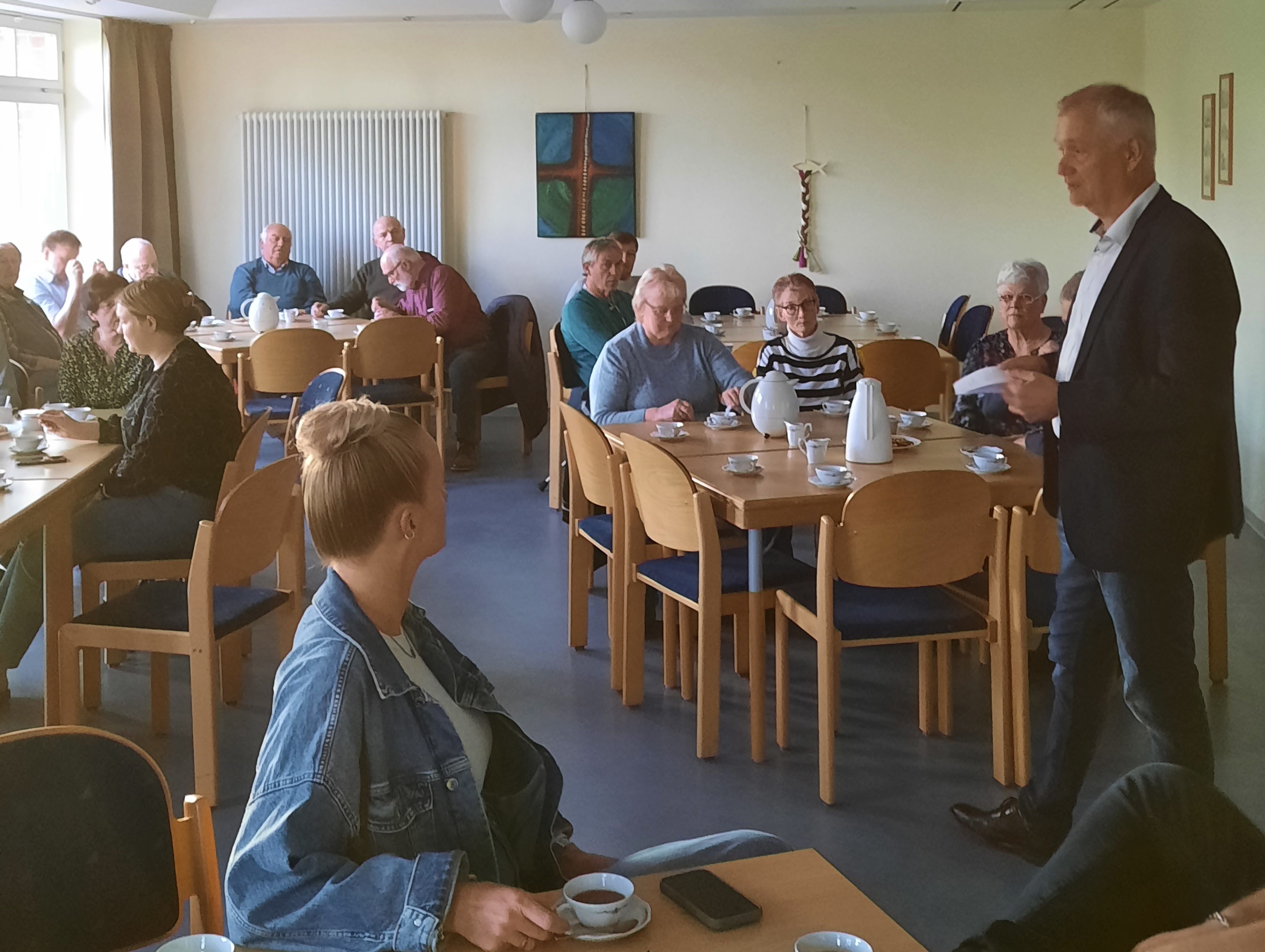 Versammlung von Einwohnern in Langholt