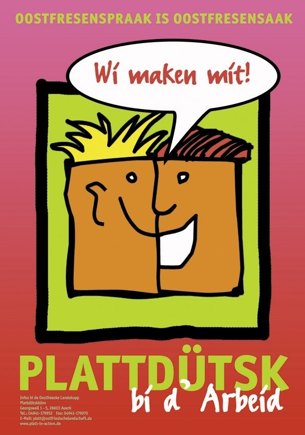 Plakat Plattdeutschmonat